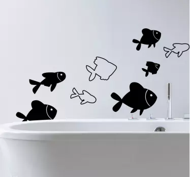 Kalat seinällä Kalatarrat - Tenstickers