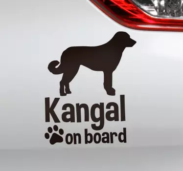 Kangal eläimen seinällä tarra - Tenstickers