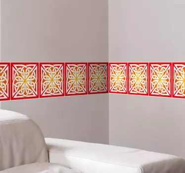 Kelttiläiset symbolit neliö kehystarra - Tenstickers