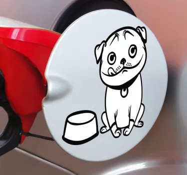 Koiran polttoainesäiliön ajoneuvon tarra - Tenstickers