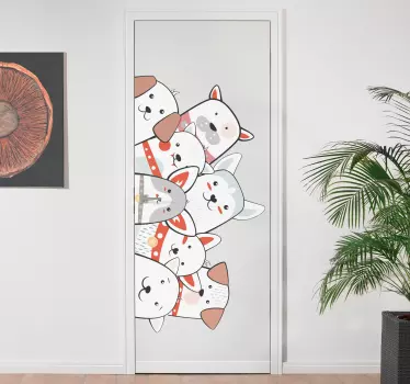 Koiria kurkistamassa ulos Ovitarrat - Tenstickers