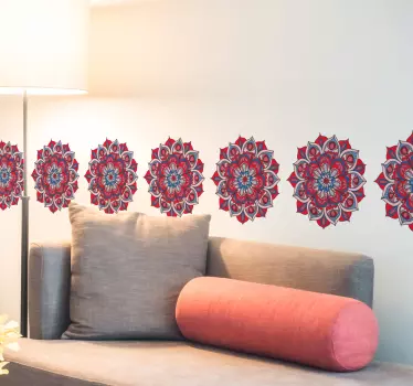 Koristereunus lootuksen kukka - Tenstickers