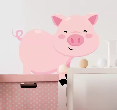 Lapset sian seinä tarra - Tenstickers
