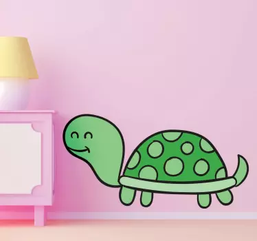 Lasten seinätarra kilpikonna - Tenstickers
