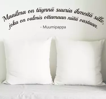 Lastenhuoneen sisustustarra muumi - Tenstickers