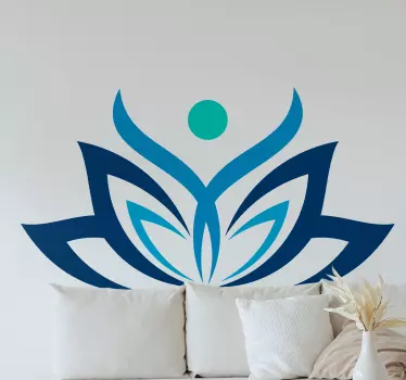 Lotus henki symboli luontoaiheinen seinätarra - Tenstickers