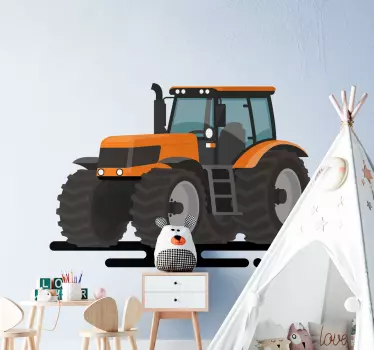 Maatilan eläintarra suurilla renkailla - Tenstickers