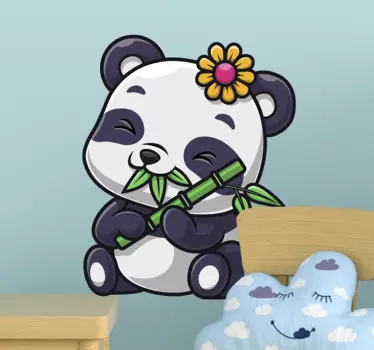 Makea panda seinätarra lastenhuone - Tenstickers