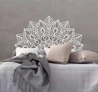Mandala jooga sängynpääty seinätarra - Tenstickers
