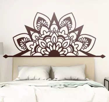 Mandala kukoistaa tyyli kukkatarra - Tenstickers