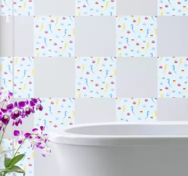 Merihevonen ja koralli Kaakelitarrat - Tenstickers