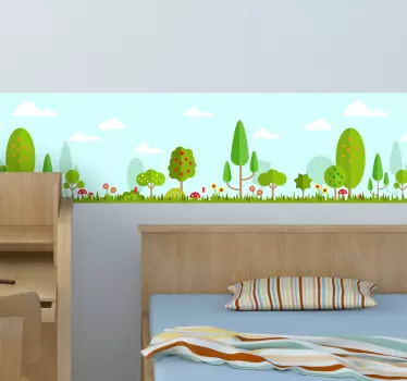 Metsälapset -tarra - Tenstickers