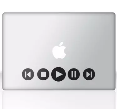 Multimedia laptop -tarra - Tenstickers