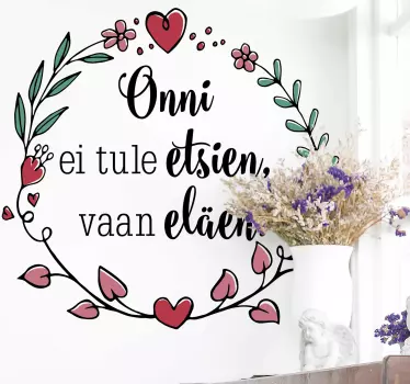 Onnen tekstitarra - Tenstickers