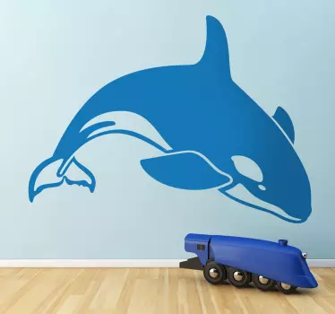 Orca valaan seinätarra - Tenstickers