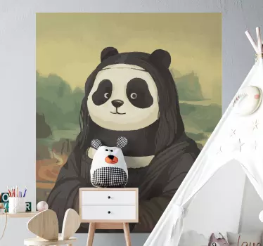 Panda monalisana Villieläintarrat - Tenstickers
