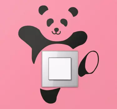 Pandan valokytkimen tarra - Tenstickers