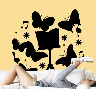 Perhonen nuotit musikaalitarrat - Tenstickers