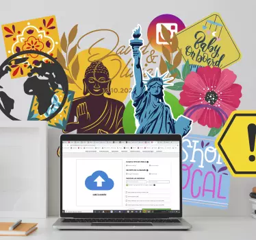 Personalisoitu Tarra - Tenstickers