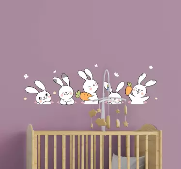 Pieni kanin elämä Sarjakuvatarra - Tenstickers