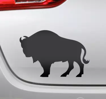 Puolalainen biisonin auton tarra - Tenstickers