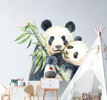 Puu ja pandat Puutarrat - Tenstickers