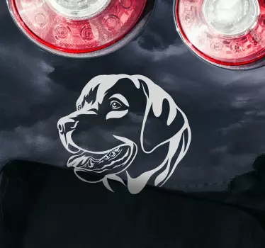 Rottweiller yksivärinen tarra tarra lemmikki - Tenstickers