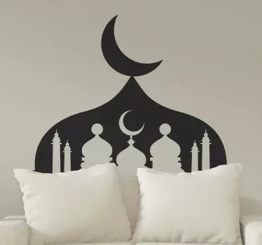 Siluetti moskeija Arabitarra - Tenstickers