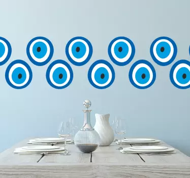 Sininen talismaani seinätarra - Tenstickers