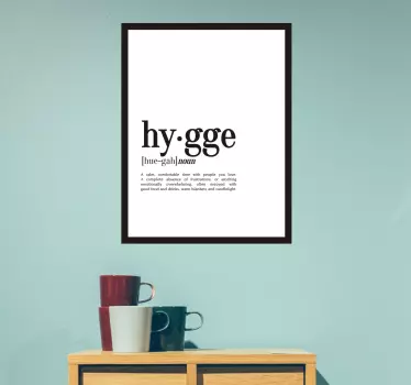 Sisustustarra hygge - Tenstickers
