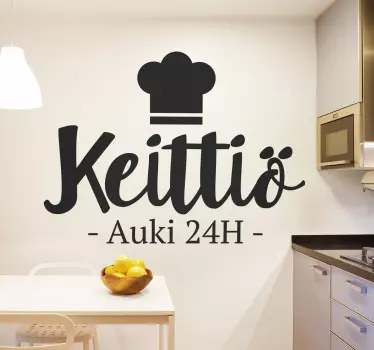 Sisustustarra keittiö auki 24h - Tenstickers