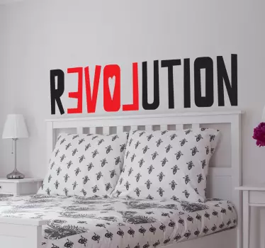 Sisustustarra Love Revolution - Tenstickers