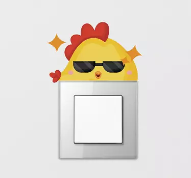 Söpö eläin poikasen Pistorasiatarroja - Tenstickers