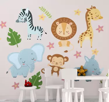 Suloiset eläinkuvat eläintarra - Tenstickers