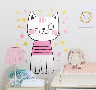 Suloiset kissakuvitukset ja koirakuvitukset - Tenstickers
