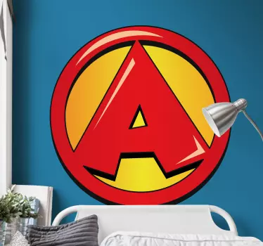 Super alkukirjain supersankaritarrat - Tenstickers