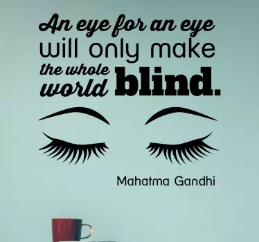 Tekstitarra Eye for an eye - Tenstickers