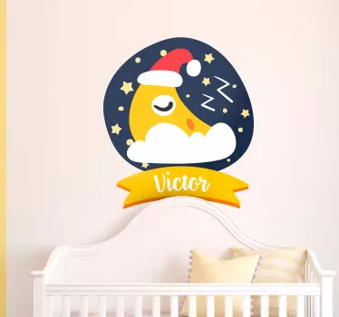 Nukkumisnopeus lapsille henkilökohtaiset seinätarrat lapselle - Tenstickers