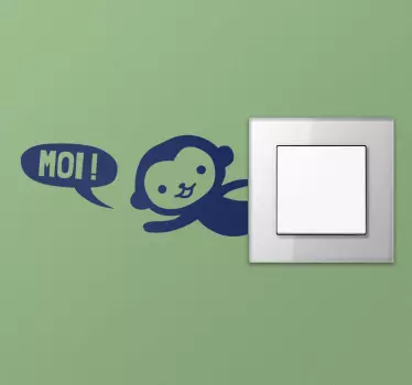 Valokatkaisijatarra Moi - Tenstickers