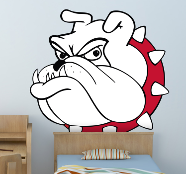 Väri härkäkoiran seinä tarra - Tenstickers