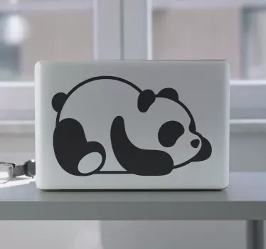 Vauvan panda kannettavaan tietokoneeseen Läppäritarrat - Tenstickers
