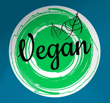 Vegaani ja lehti tarrat työpajaan - Tenstickers