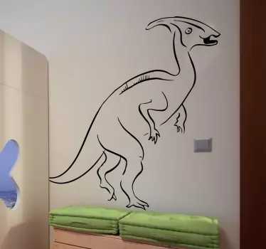Velociraptor dinosaurus seinä tarra - Tenstickers
