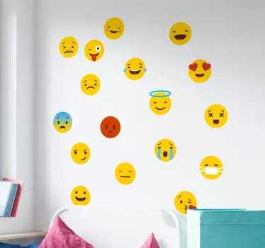 Whatsapp emoji-seinätarrat - Tenstickers