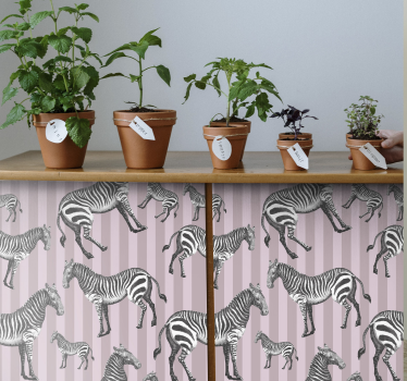 Zebrapilkkukuvioinen kissatarra ja koiratarra - Tenstickers
