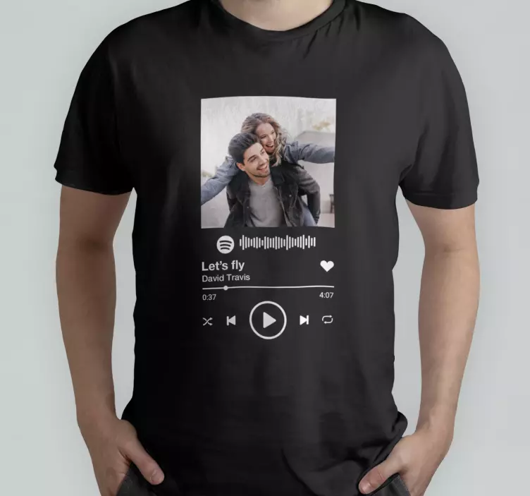 Spotify tekstillä ja kuvalla - Tenstickers