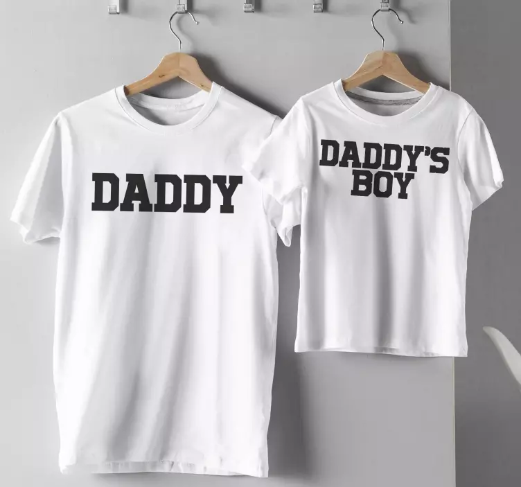 Isä ja isän poika isä poika tpaita - Tenstickers