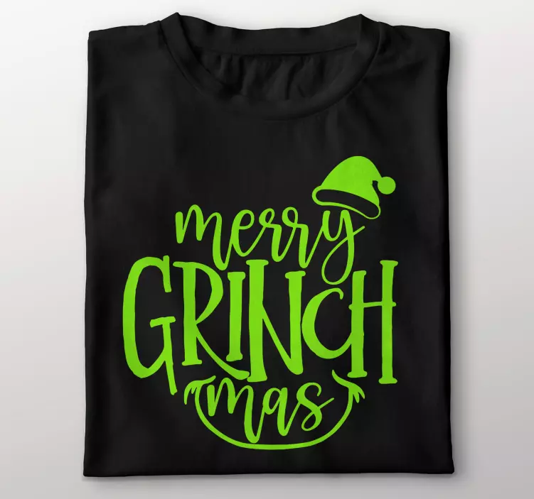 Merry Grinchmas alkuperäinen joulupaita kahdelle - Tenstickers