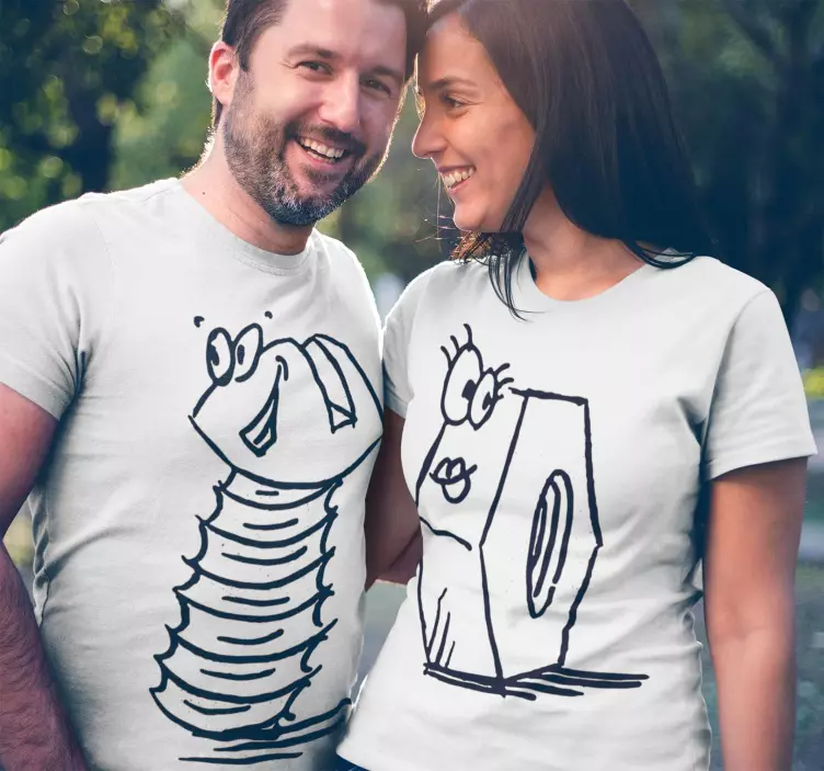 Mutteri ja pultti Couple t shirts - Tenstickers