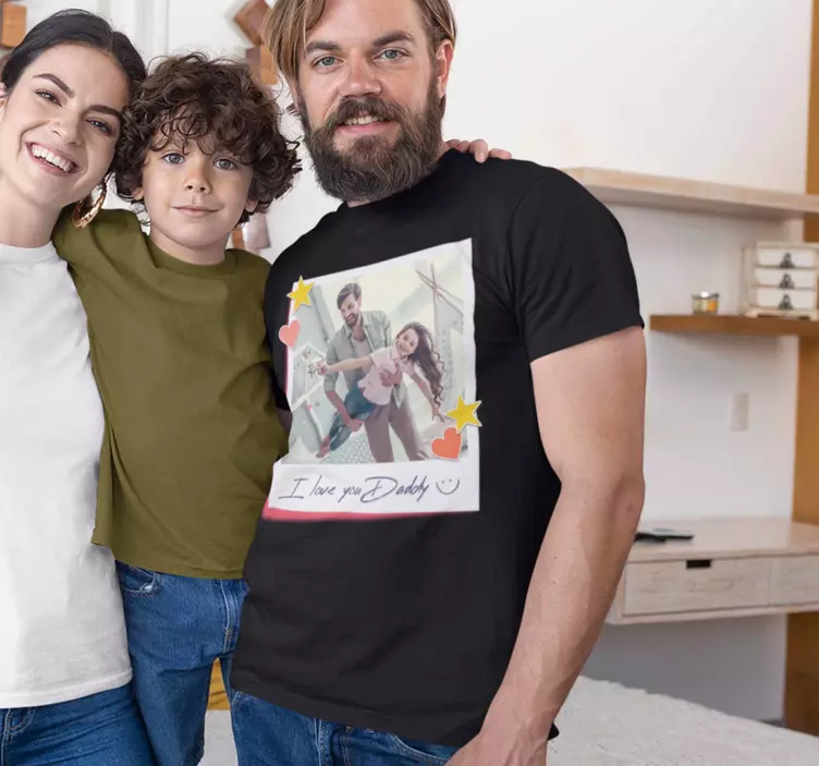 Rakastan sinua isäpaidan isänpäivä isänpäivä paita - Tenstickers